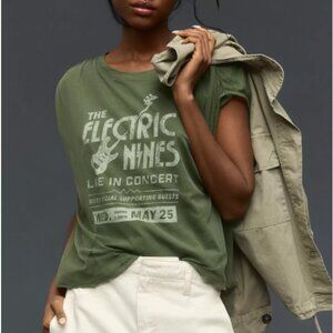 Pilcro Graphic Band Tulle Tee